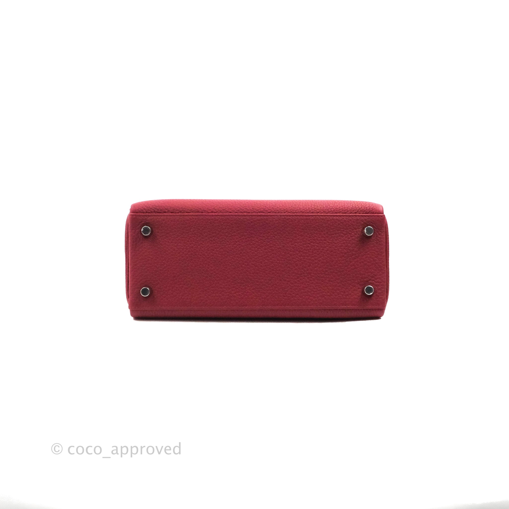 DM/email us to purchase - Hermes Kelly Retourne 25 Togo Rouge Grenat P –  Coco Approved Studio