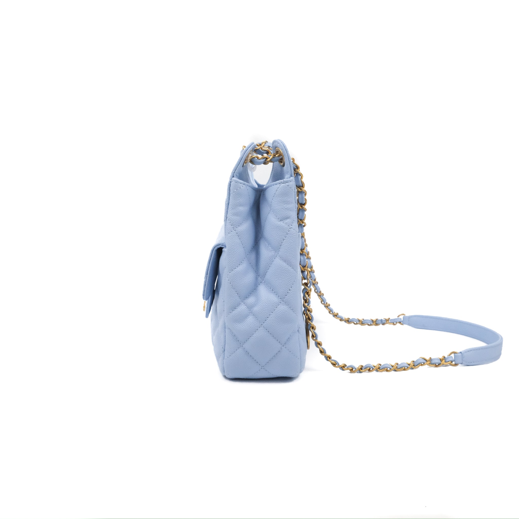 Chanel Small Wavy CC Hobo Bag