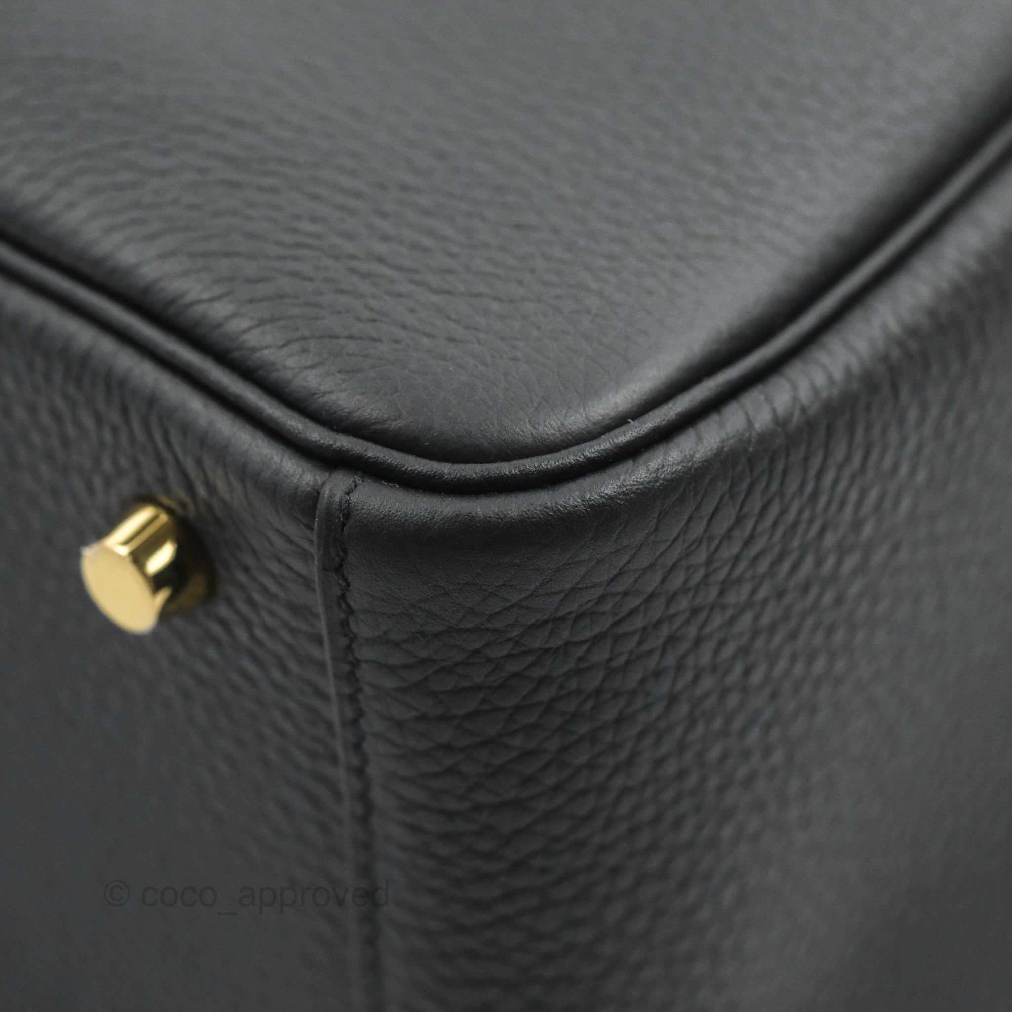 Hermès Lindy 26 Black TC Gold Hardware – Coco Approved Studio