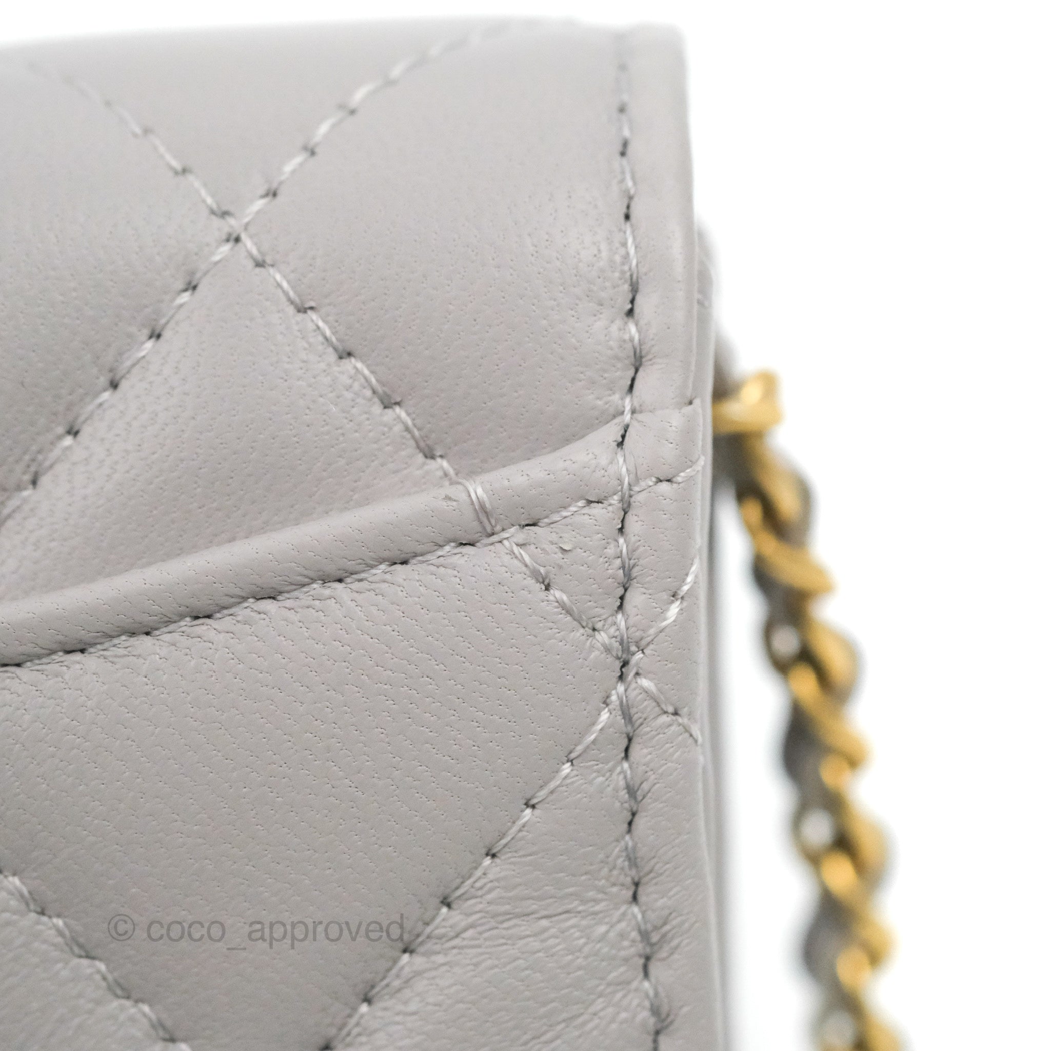 CHANEL Classic WOC (Wallet on Chain) with Adjustable Ball Chain