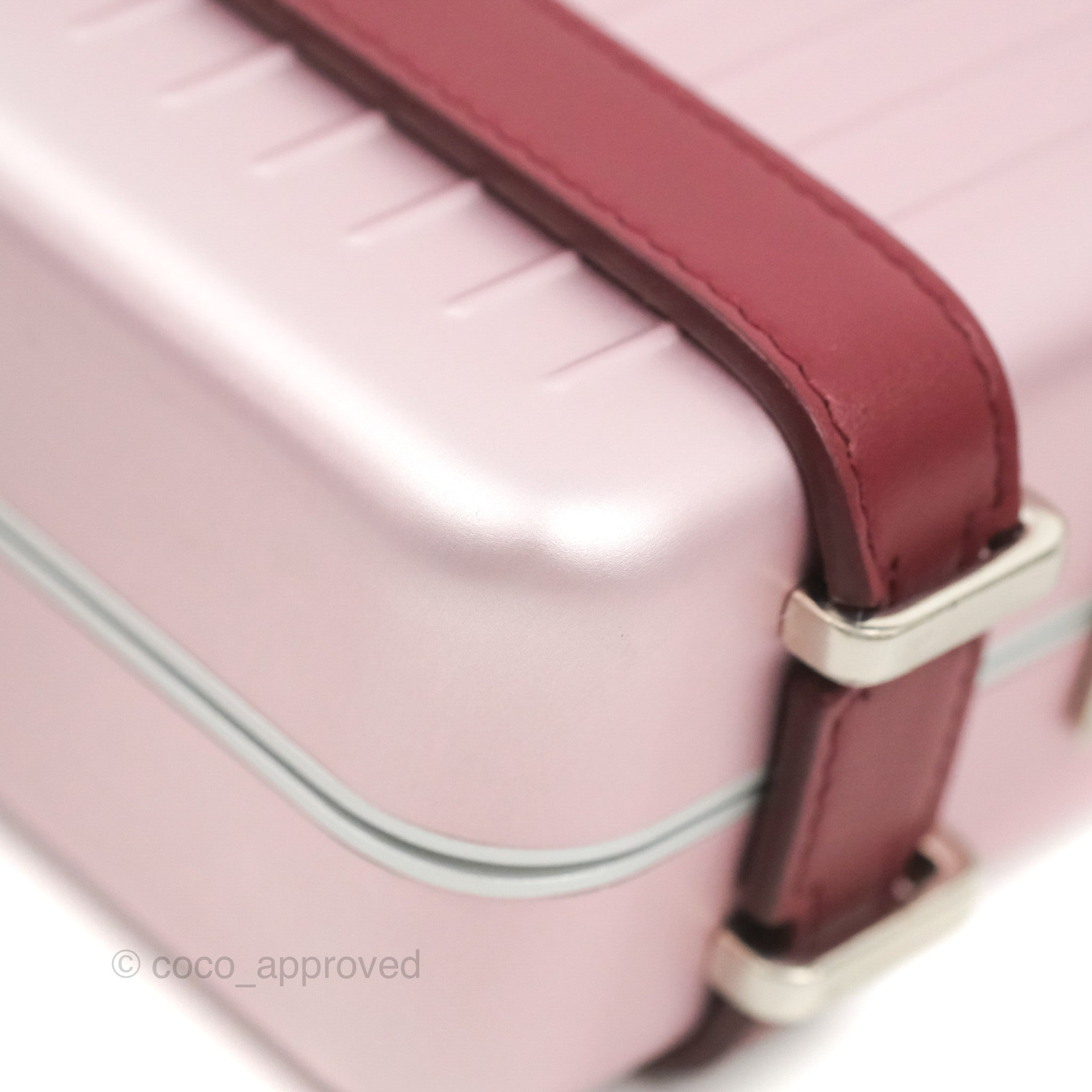 Dior × RIMOWA Collaboration Limited Personalized Clutch Bag Pink  13×20×6.5cm NEW