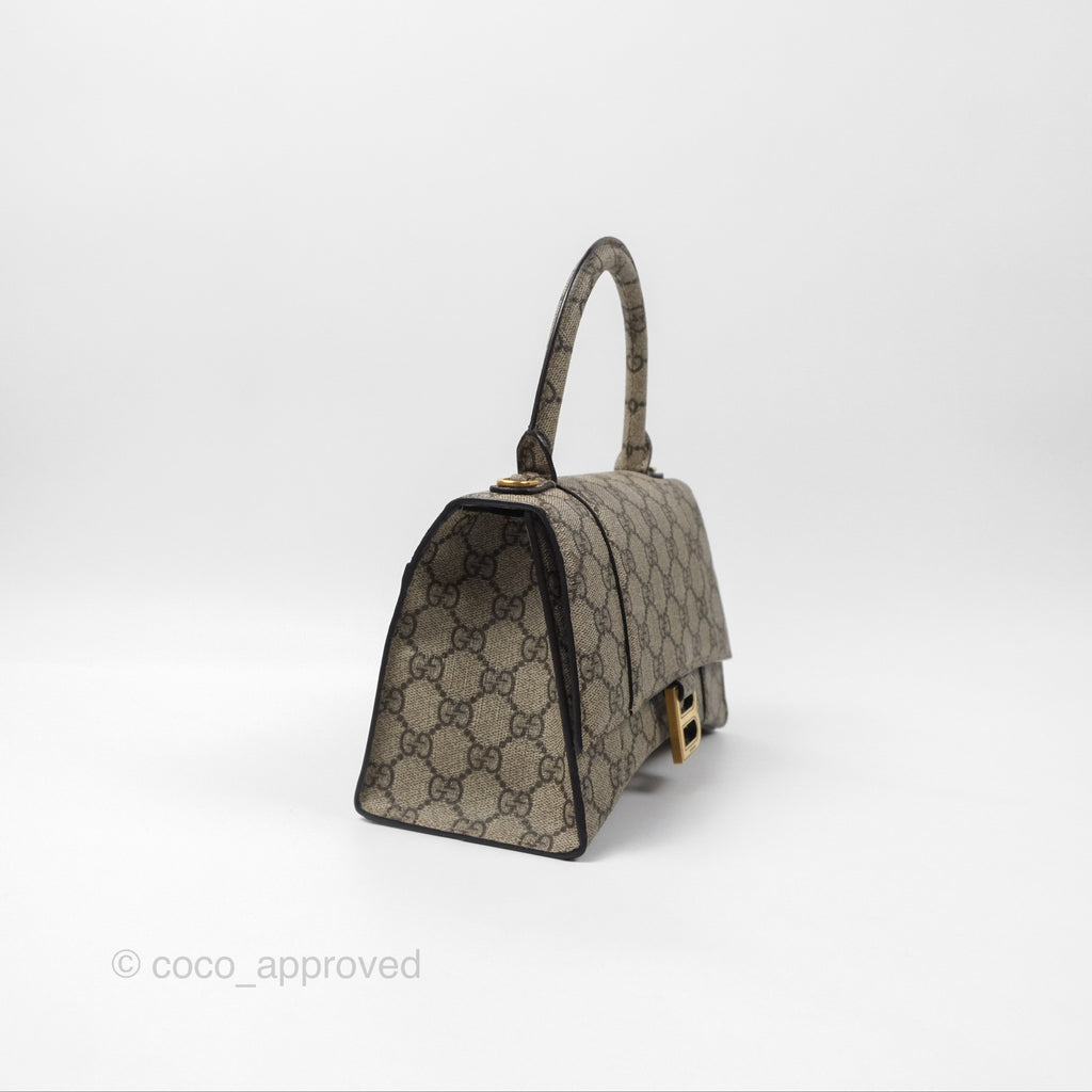 Gucci x Balenciaga The Hacker Project Small Hourglass Bag Beige/ Ebony