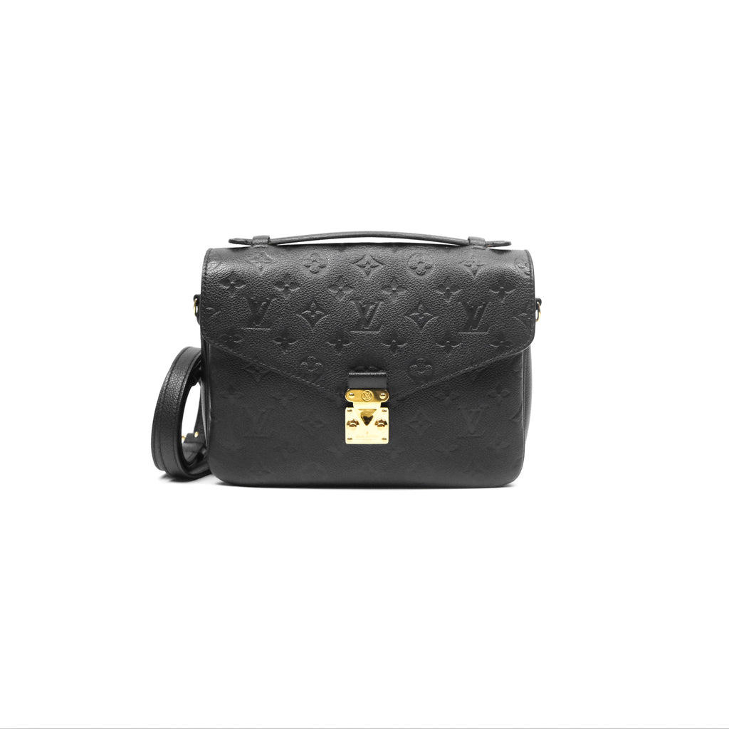 Louis Vuitton Pochette Metis Empreinte Black