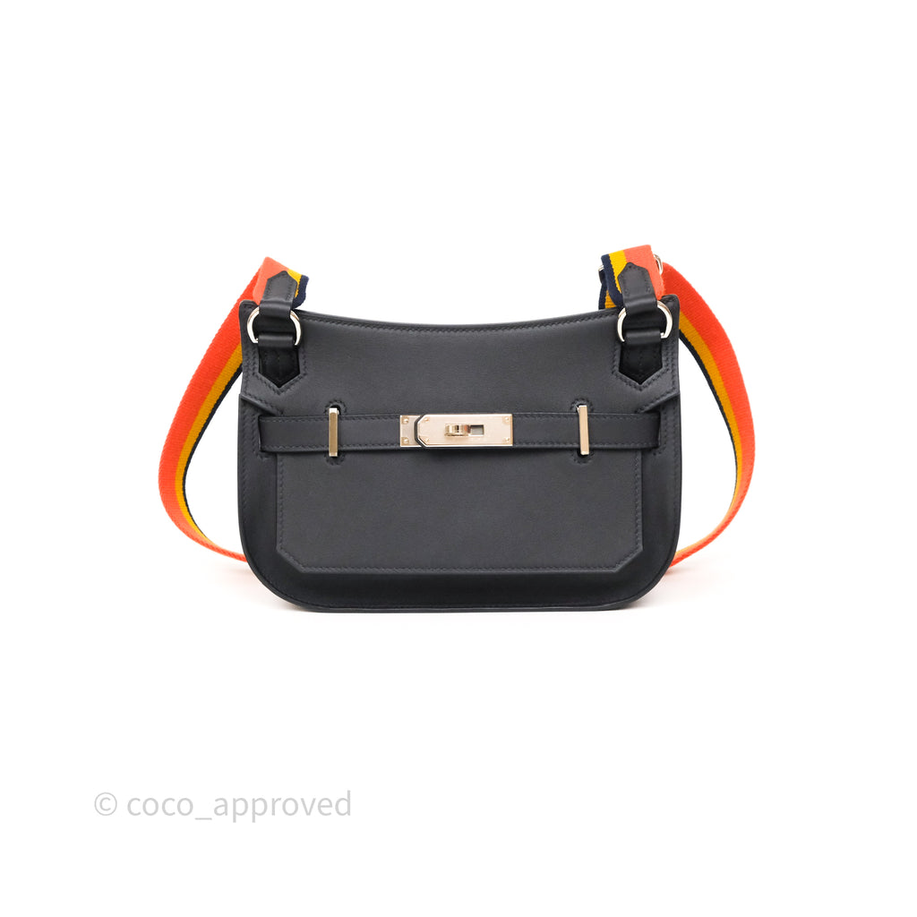 Hermès Mini Jypsiere Caban 3Y Swift Palladium Hardware