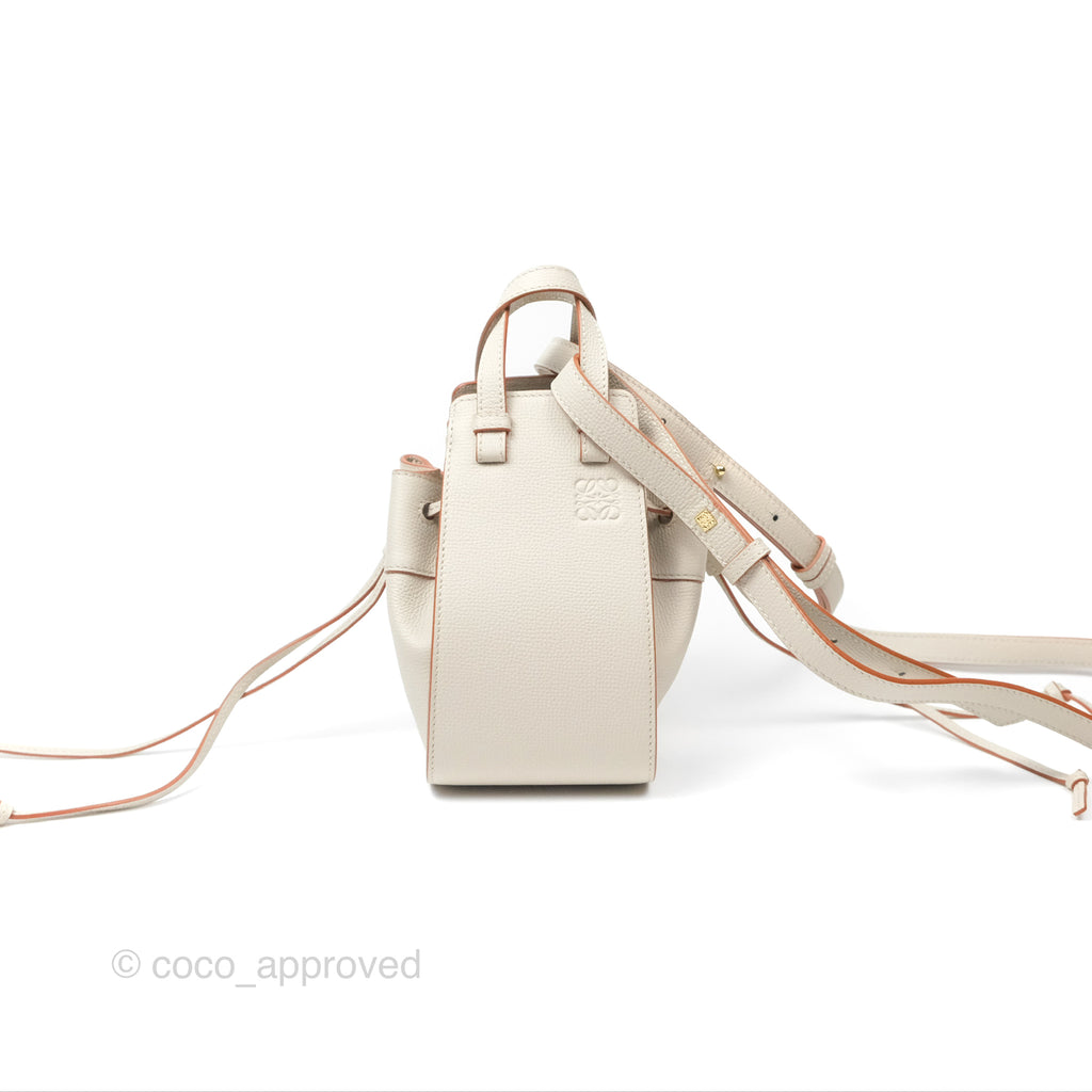 Loewe Hammock Mini Shoulder Bag Light Ghost Grained Leather