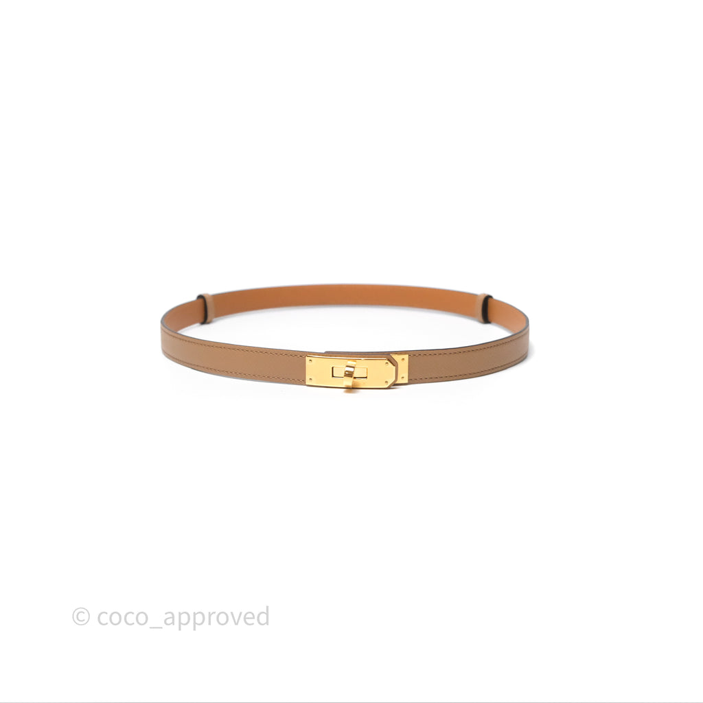Hermès Kelly Pocket 18 Belt Chai 0M Epsom Gold Hardware