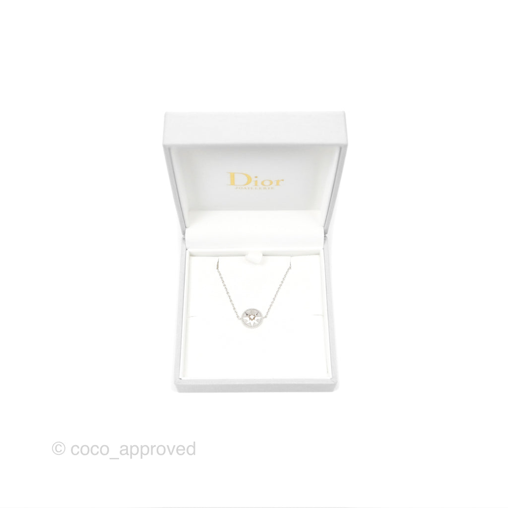 Dior Rose Des Vents Bracelet Diamonds/Mother of Pearl White Gold