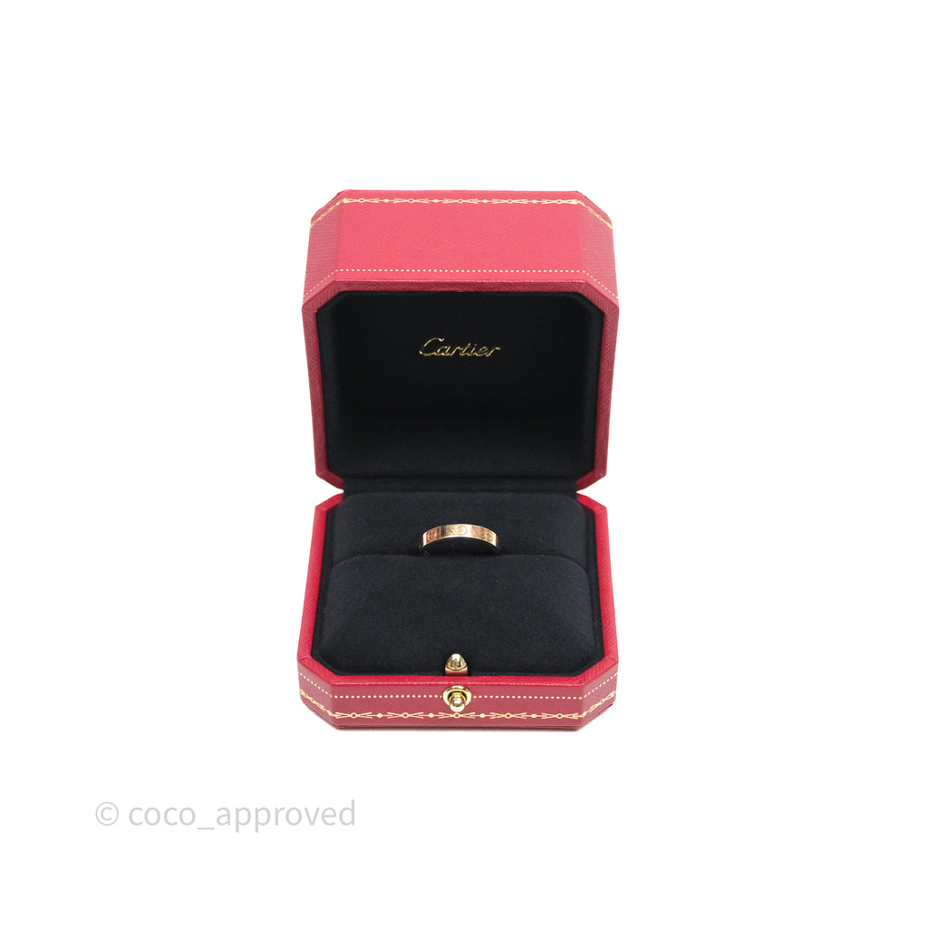 Cartier Love Ring Small Model Rose Gold