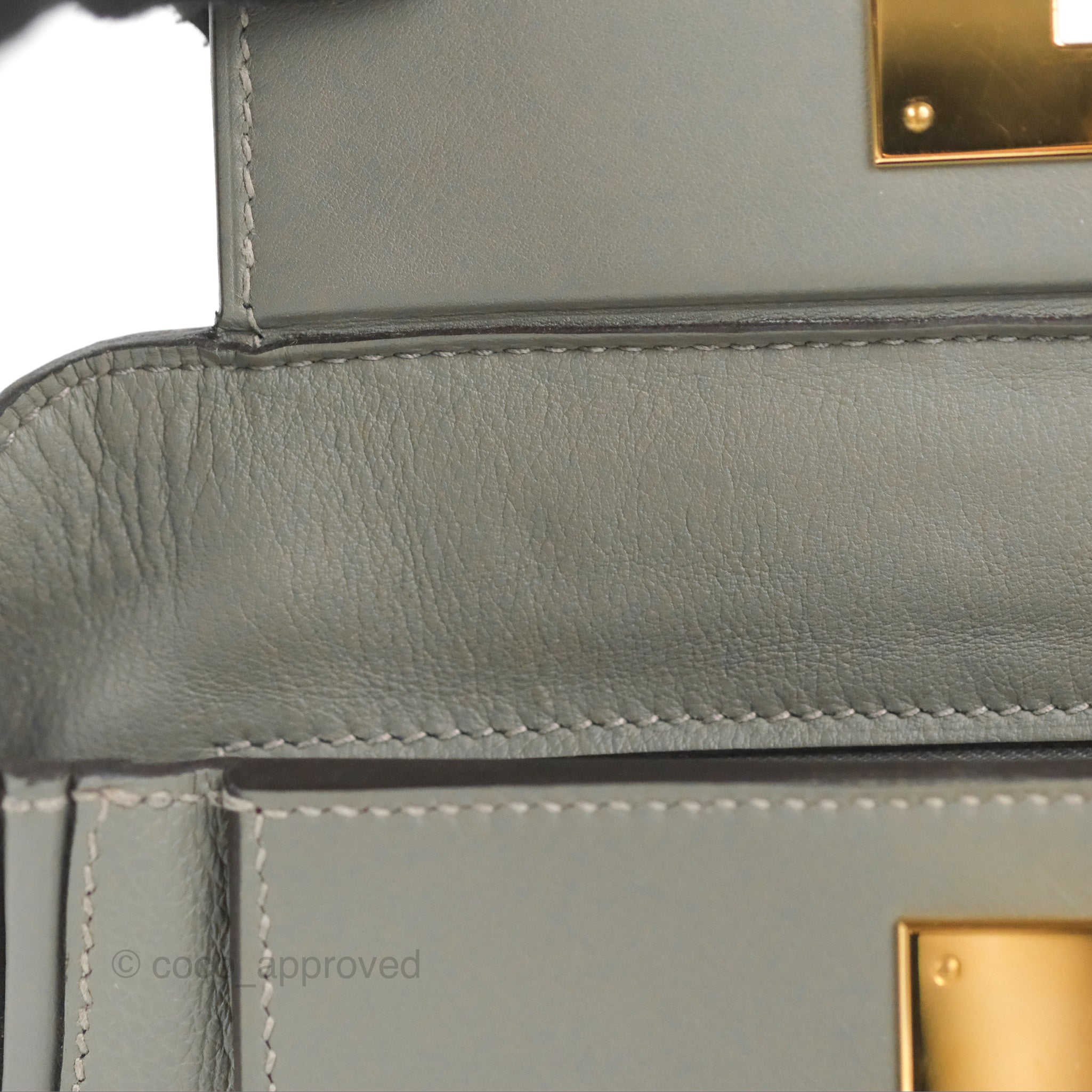 Hermes 24/24 21 Mini Bag Gris Meyer Evercolor / Swift Leather