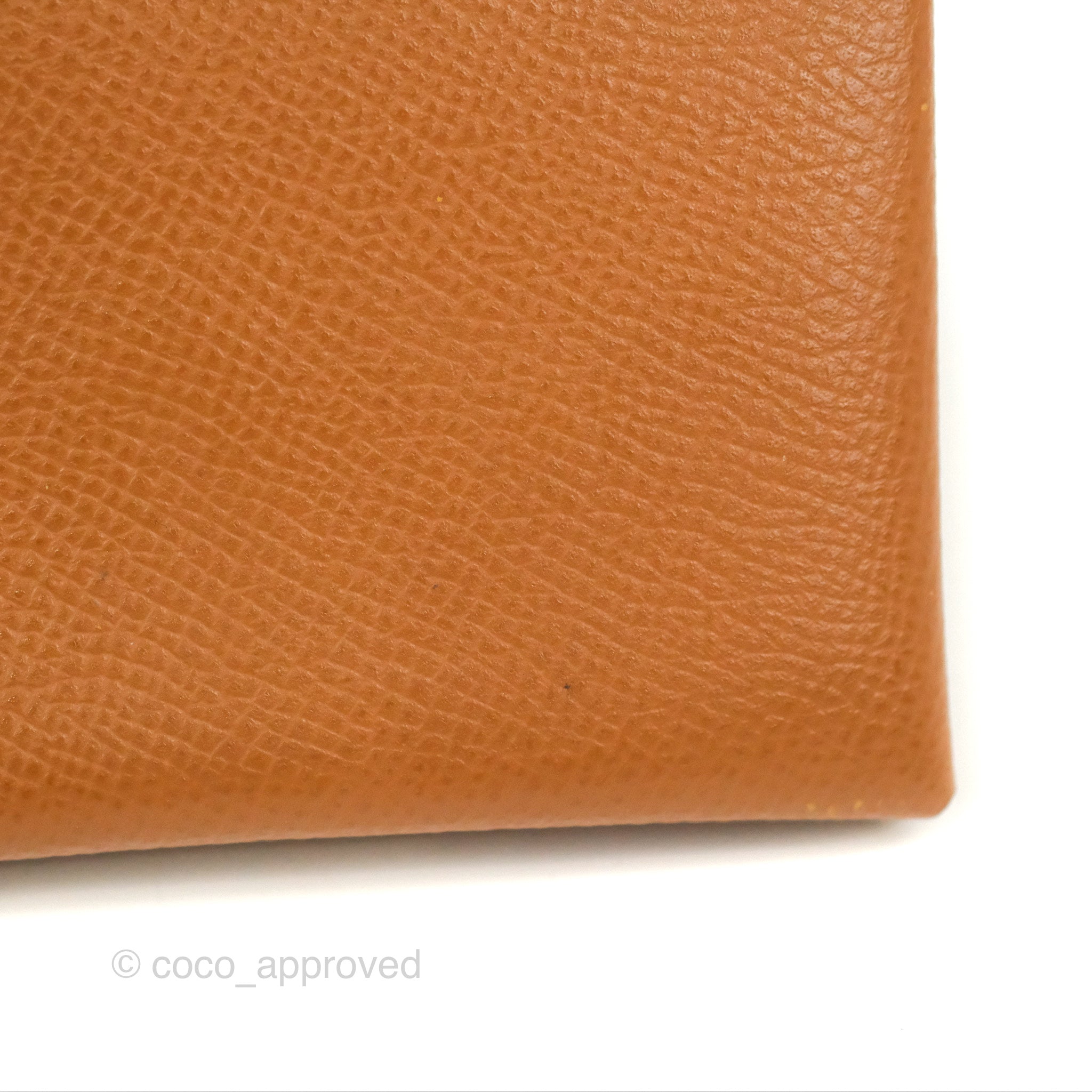 Hermès Calvi Card Holder Gold Epsom – Coco Approved Studio