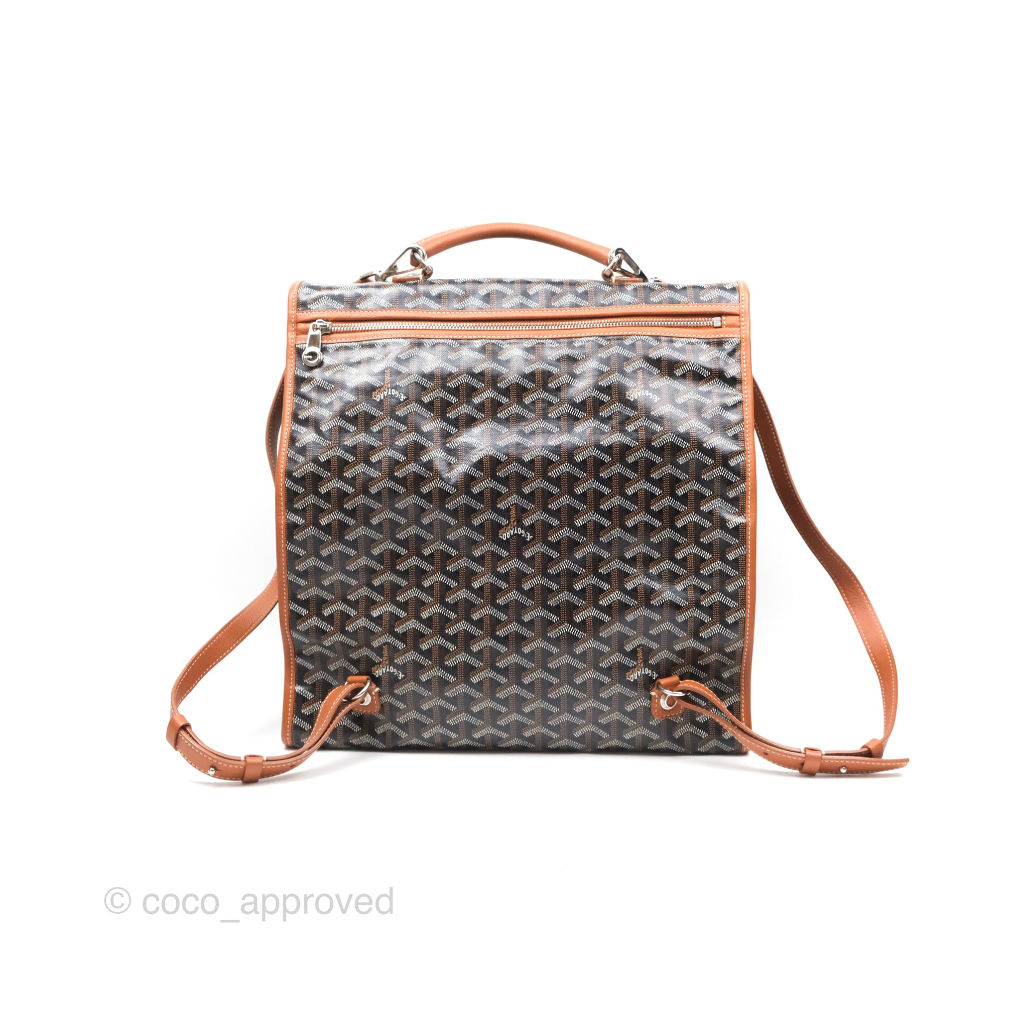 在庫わずか★送料込♪【GOYARD】Saint Leger バックパック 2色 Goyard Saint Léger Backpack Black/ Tan – Coco Approved Studio