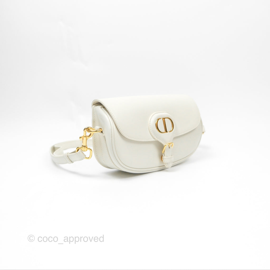 Christian Dior Bobby East-West Bag Calfskin White