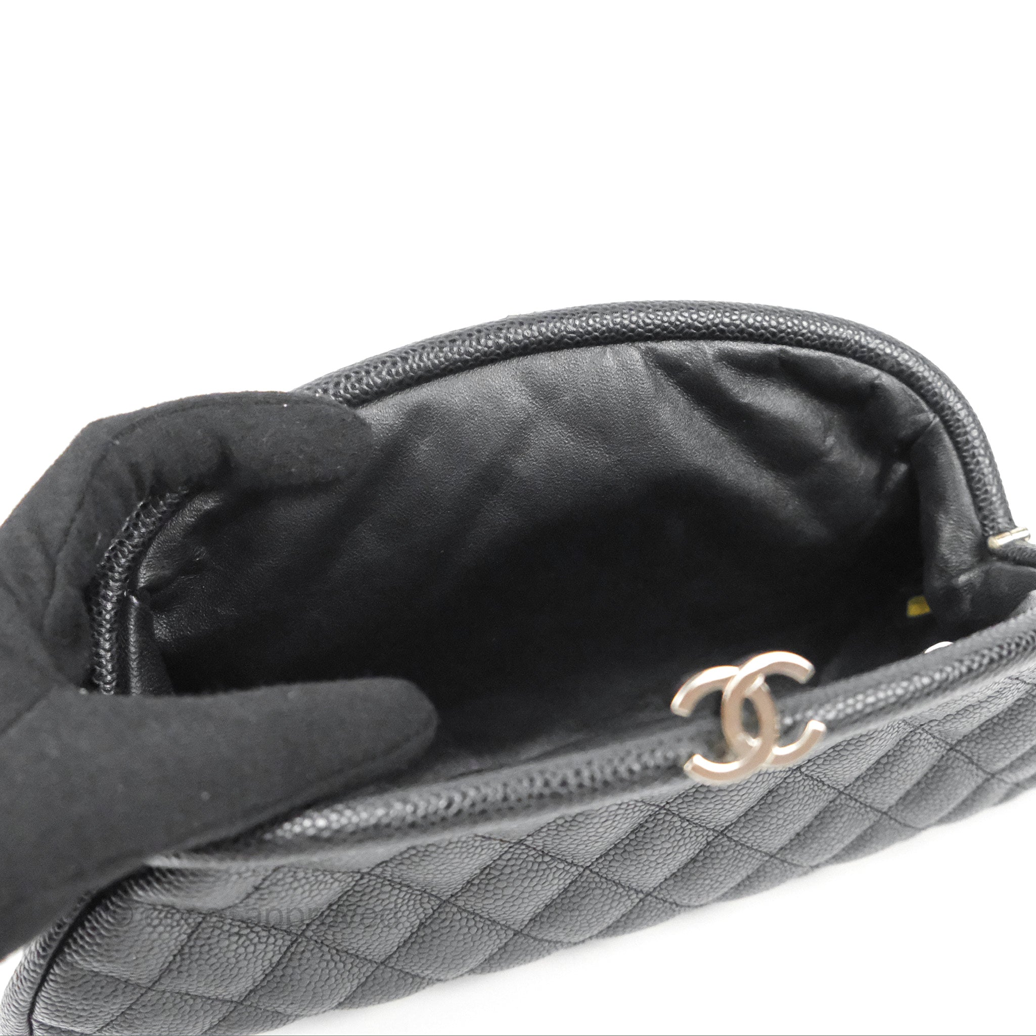CHANEL DOUBLE KISSLOCK FOLD OVER QUILTED LEATHER MEDIUM CLUTCH