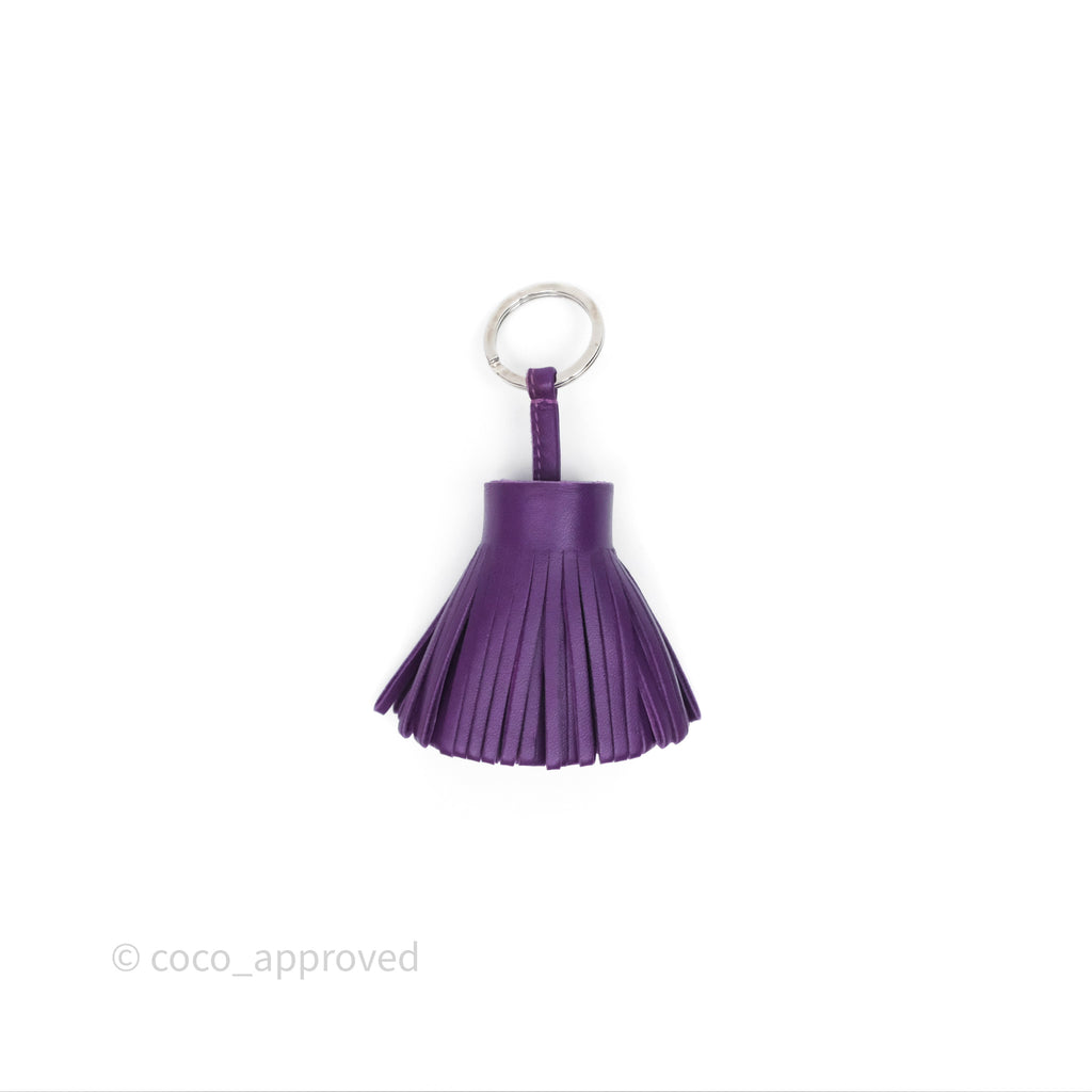 Hermès Carmen Key Ring Violet Lambskin