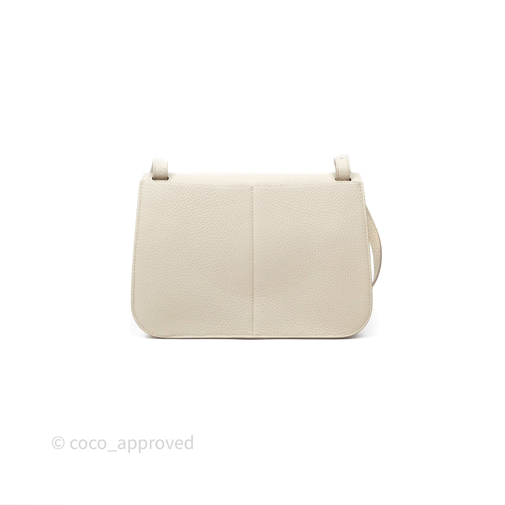 Hermès Halzan 25  Beton 8L Clemence Gold Hardware