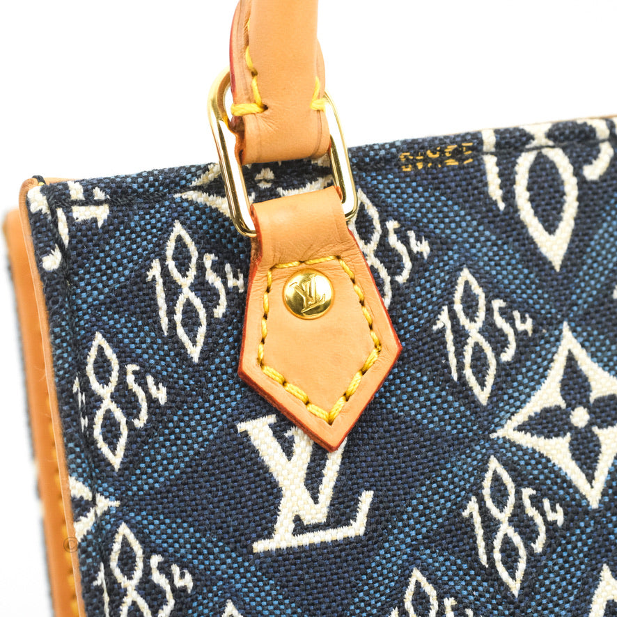 Blue Louis Vuitton Monogram Denim Sac Plat Tote Bag – Designer Revival