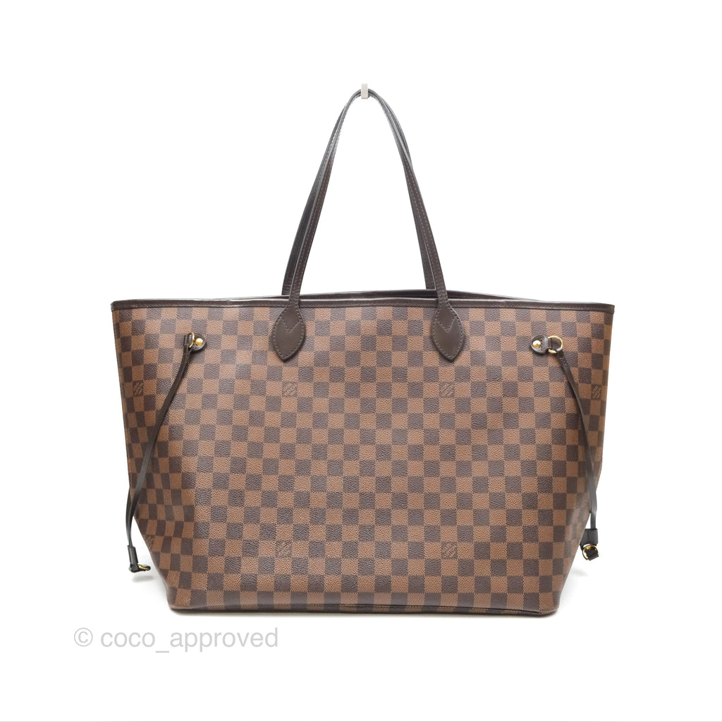 Louis Vuitton Neverfull Tote Bag GM Damier Ebene