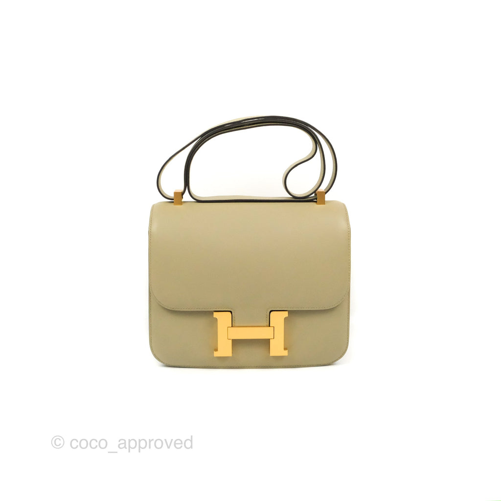 Hermès Constance 24 Sauge Swift Gold Hardware