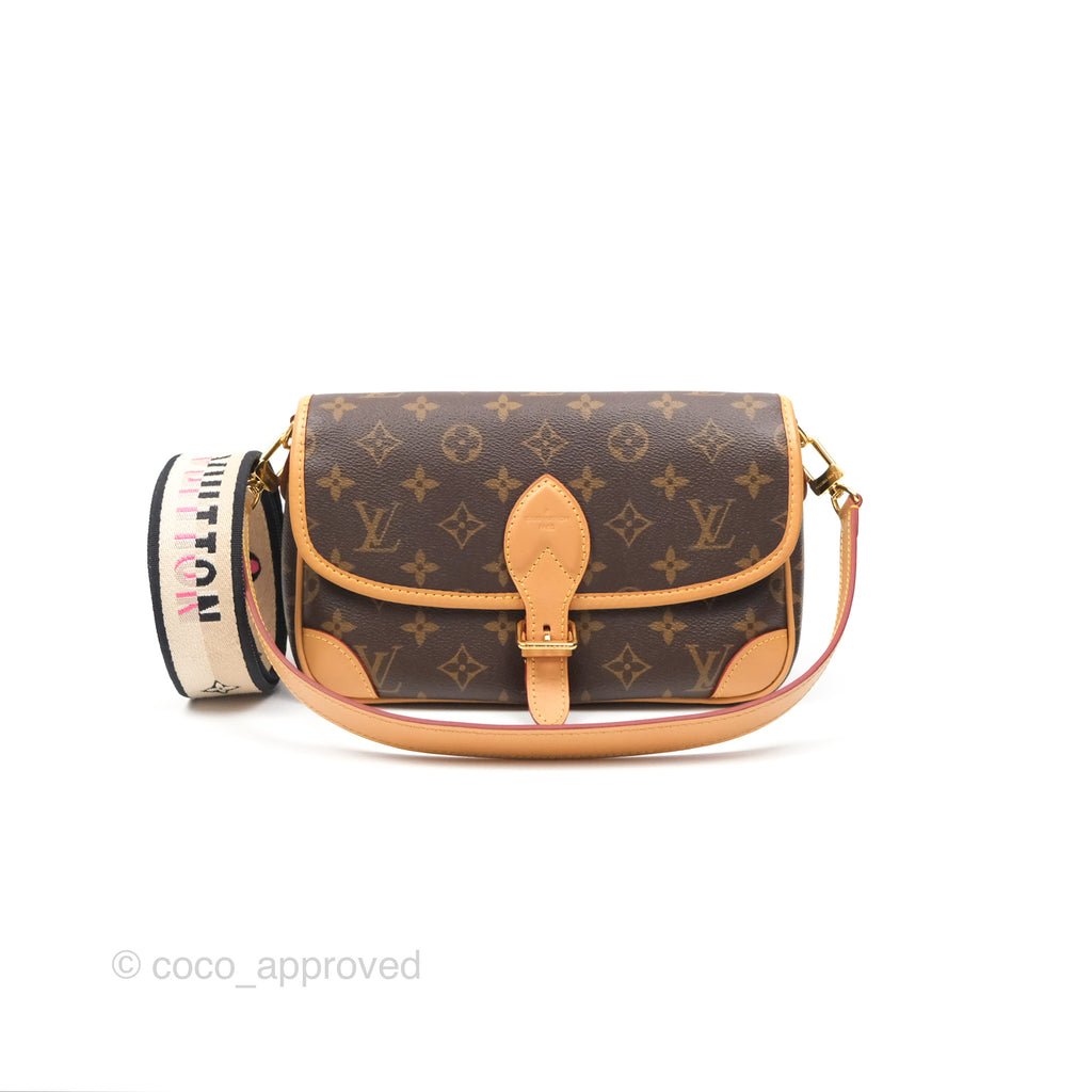 Louis Vuitton Diane Bag Monogram Canvas with Jacquard Strap