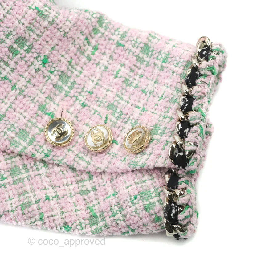 CHANEL SUPERMARKET PINK SKIRT TWEED LESAGE