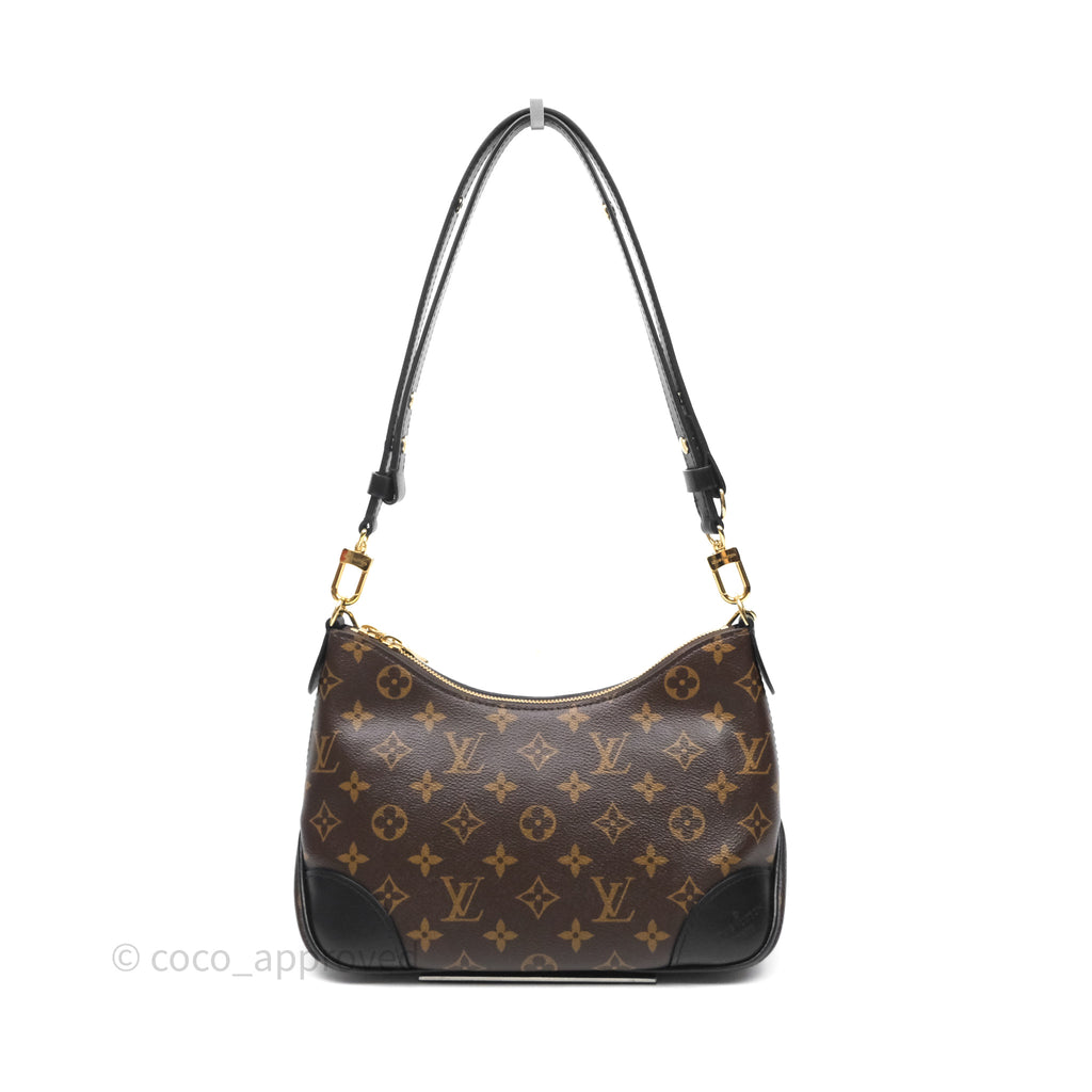 Louis Vuitton MM Boulogne Monogram Canvas Black