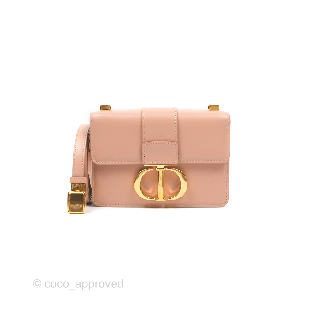 Dior Micro 30 Montaigne Flap Bag Rose Des Vents Calfskin