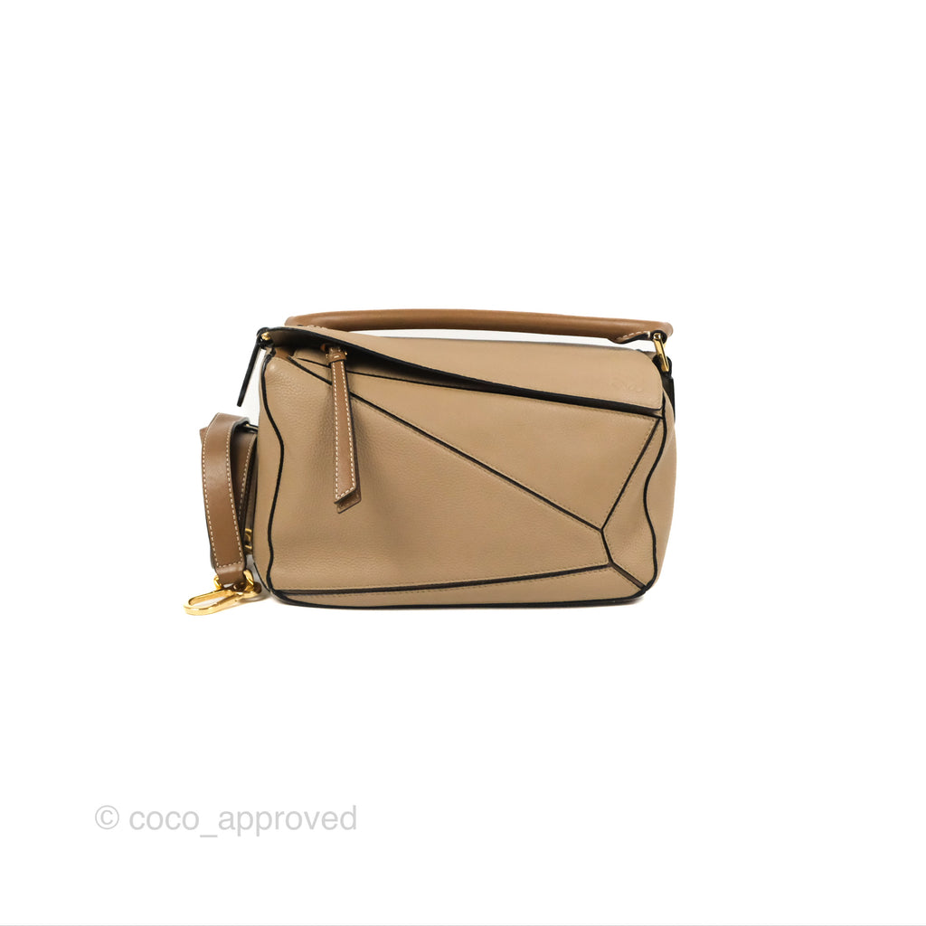 Loewe Small Puzzle Bag Sand Grained Calfskin