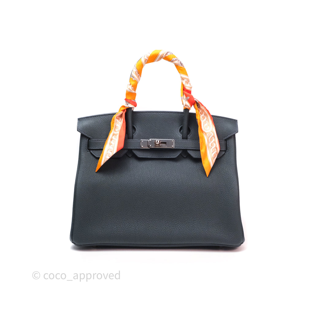 Hermès Birkin 30 Vert Rousseau V0 Togo Palladium Hardware