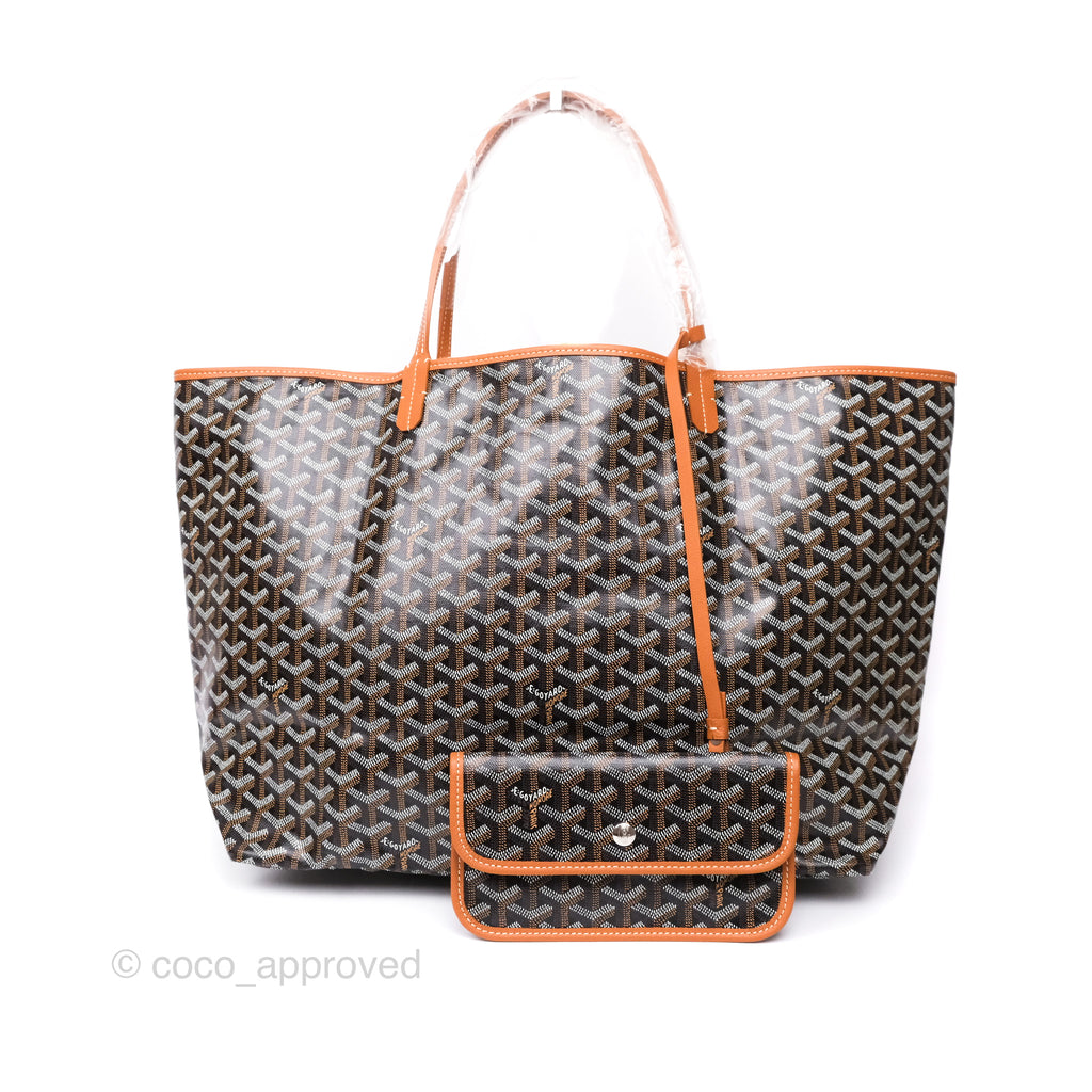 Goyard St. Louis Tote Bag GM Black/Tan