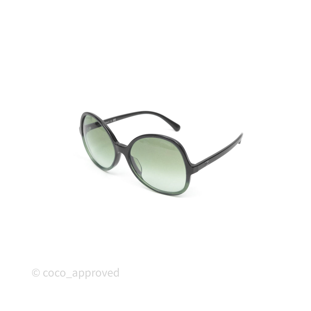 Chanel Pilot Sunglasses Green