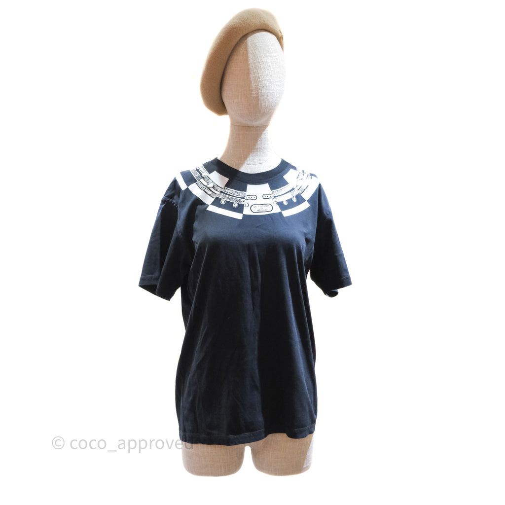 Hermès Le Tresor De Medor T-Shirt Black Size 36