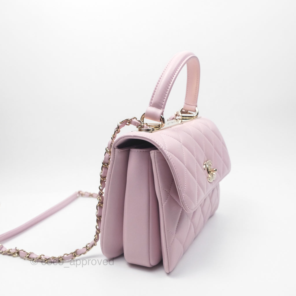 Chanel Small Trendy CC Lilac Lambskin Gold Hardware