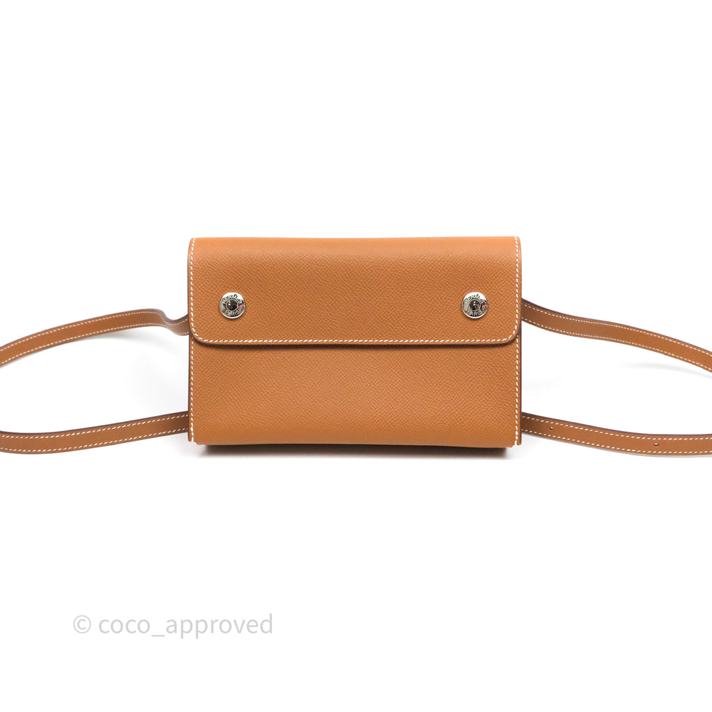 Hermès Hermesnap Wallet Epsom Gold 37 Palladium Hardware