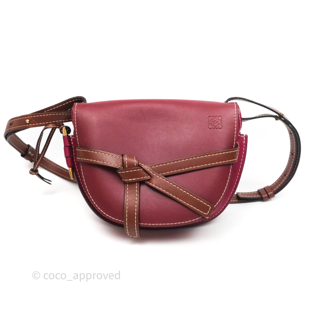 Loewe Small Gate Bag Smooth Calfskin Red