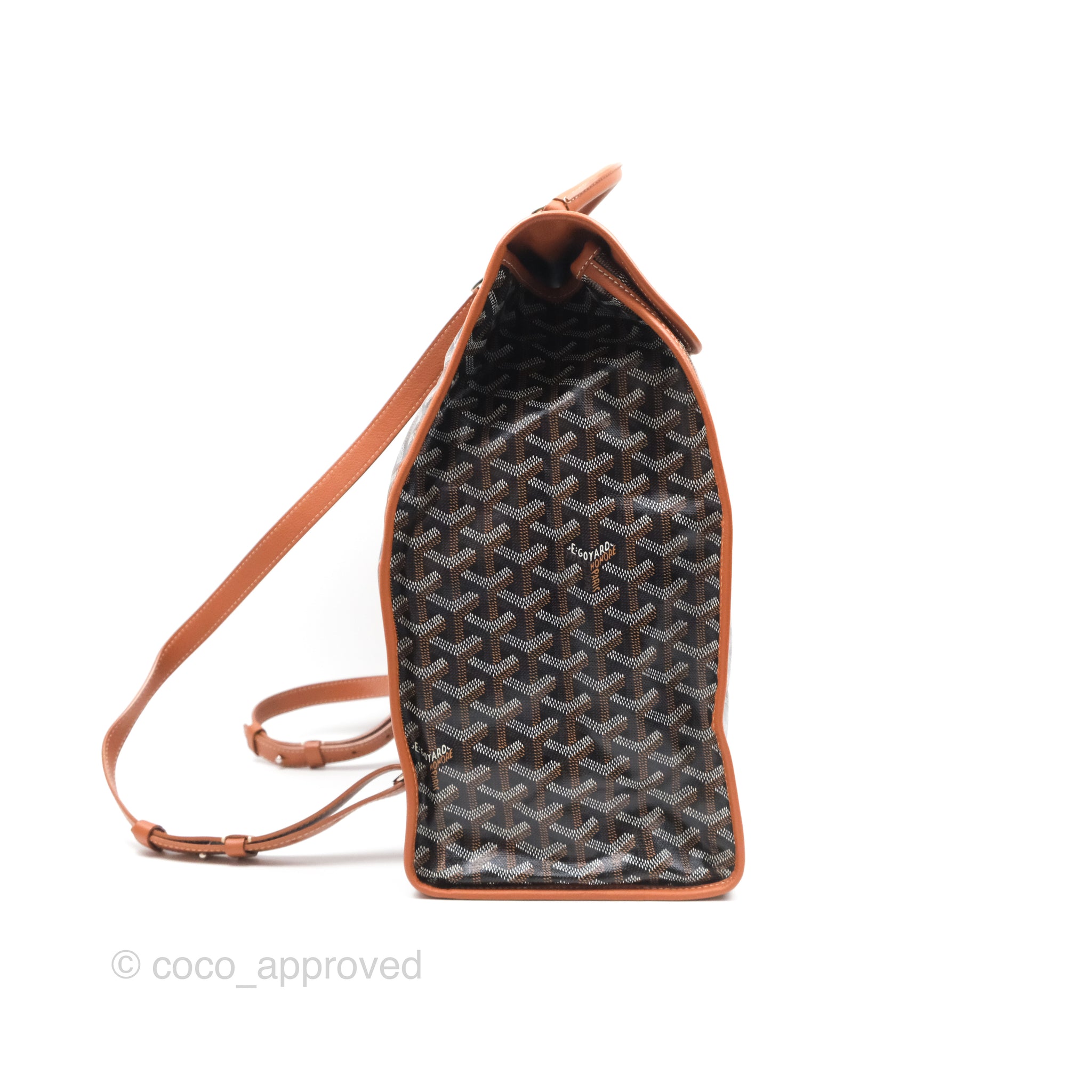 Goyard Saint Léger Backpack Black/ Tan – Coco Approved Studio