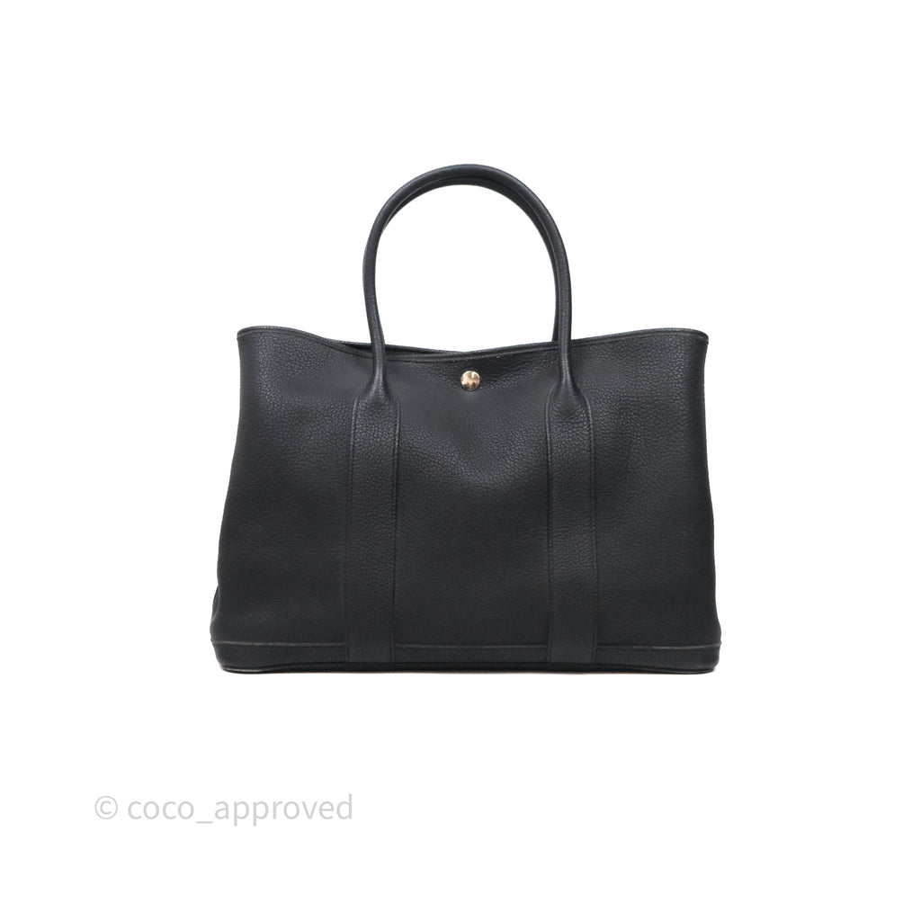 Hermès Garden Party 36 Black Noir 89 Negonda