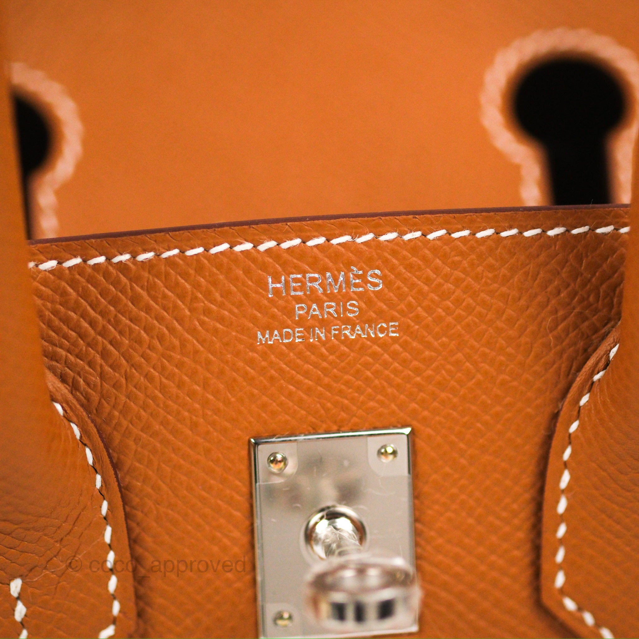 Hermes Birkin Sellier 25 Gold Epsom Gold Hardware – Madison Avenue Couture