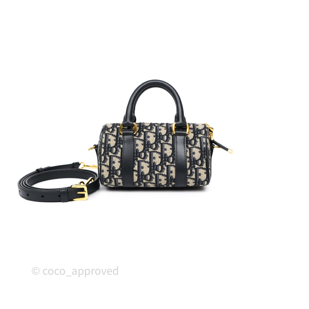 Dior Groove 17 Nano Bag Blue Dior Oblique Jacquard