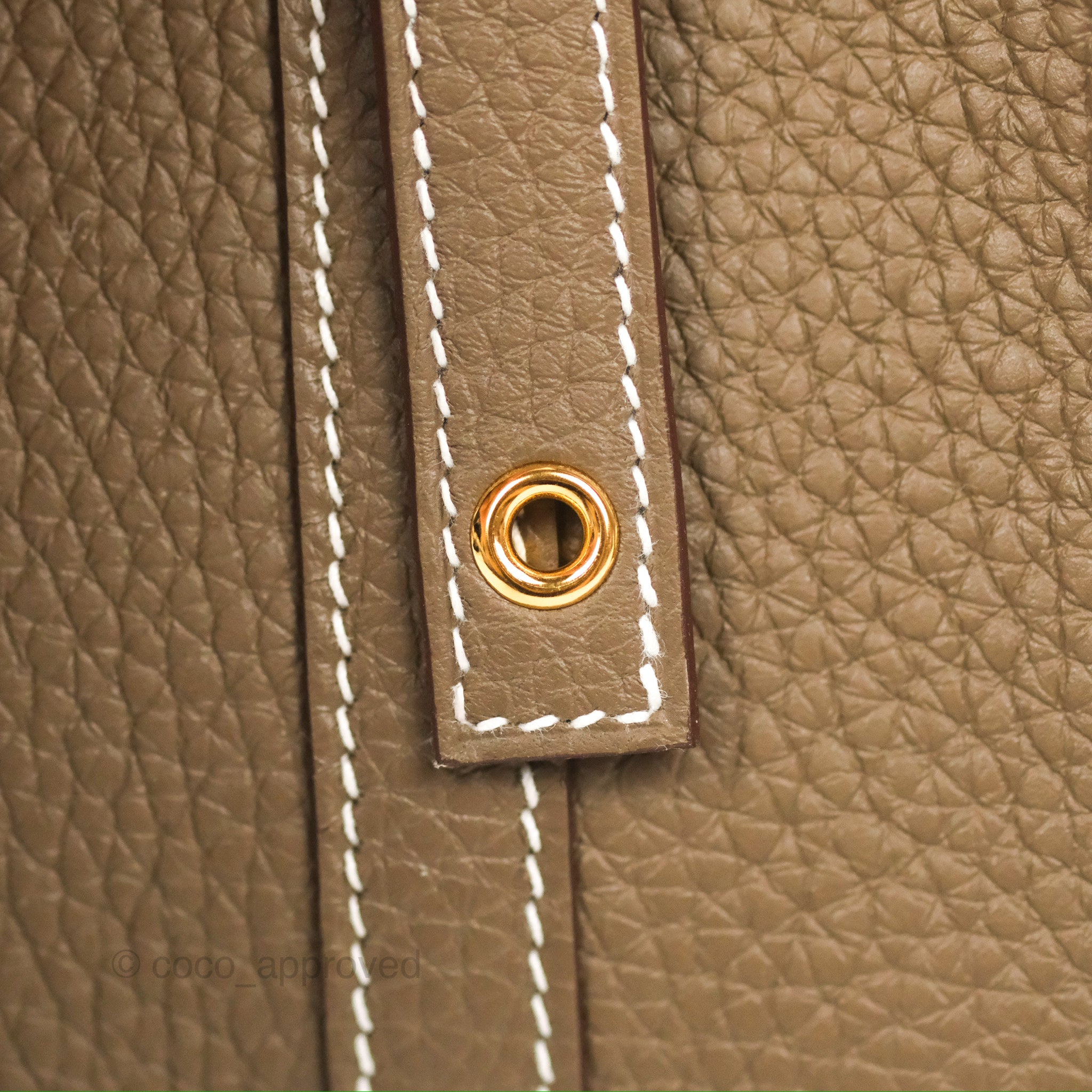 Hermès Picotin 22 Etoupe Clemence Gold Hardware – Coco Approved Studio