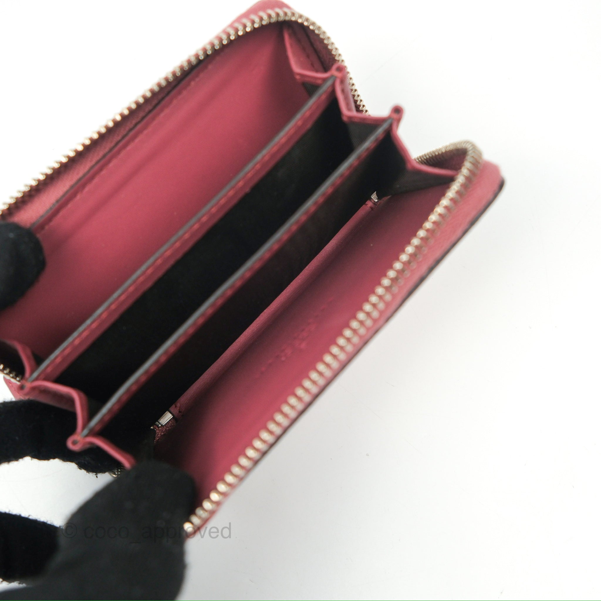Gucci GG Supreme Blooms Zip Around Card Case Wallet – Coco