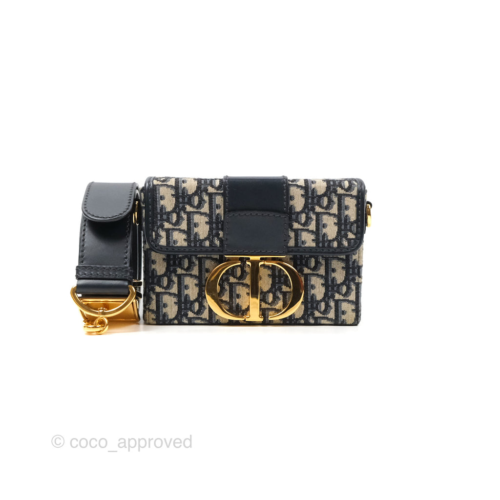 Christian Dior 30 Montaigne Oblique Jacquard Box Bag