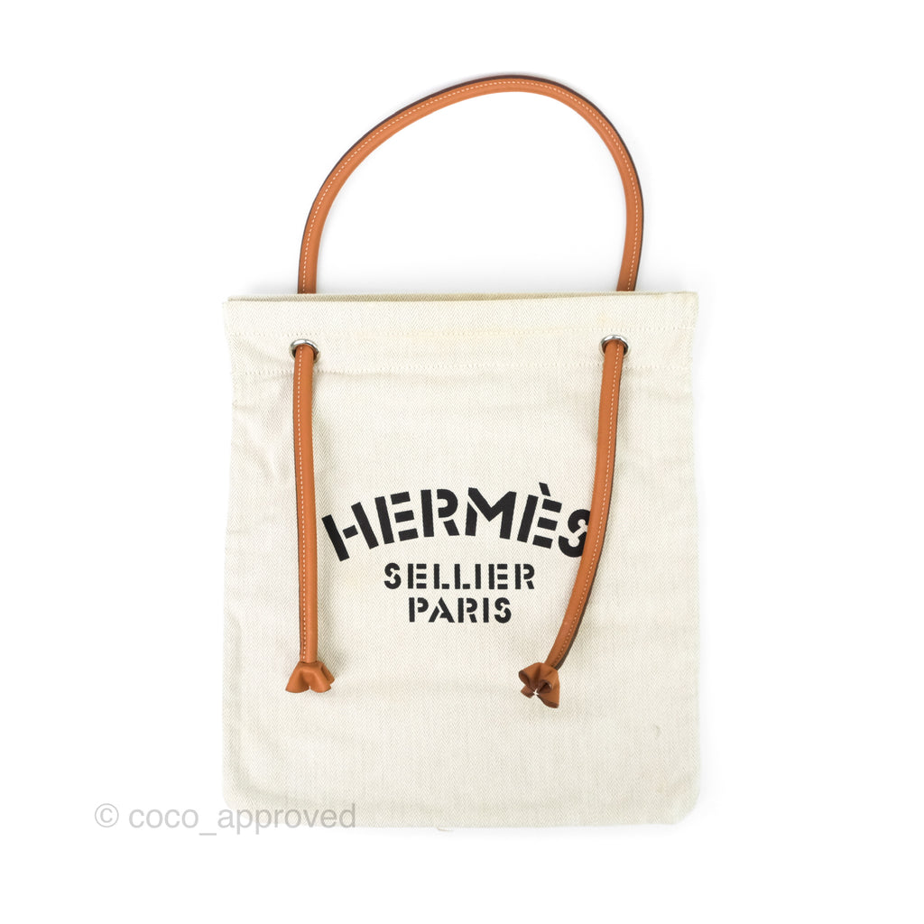 Hermès Aline Canvas Tote Bag