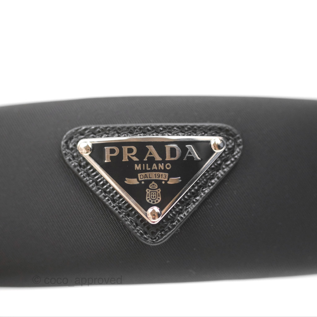 Prada Re-Nylon Headband Black 