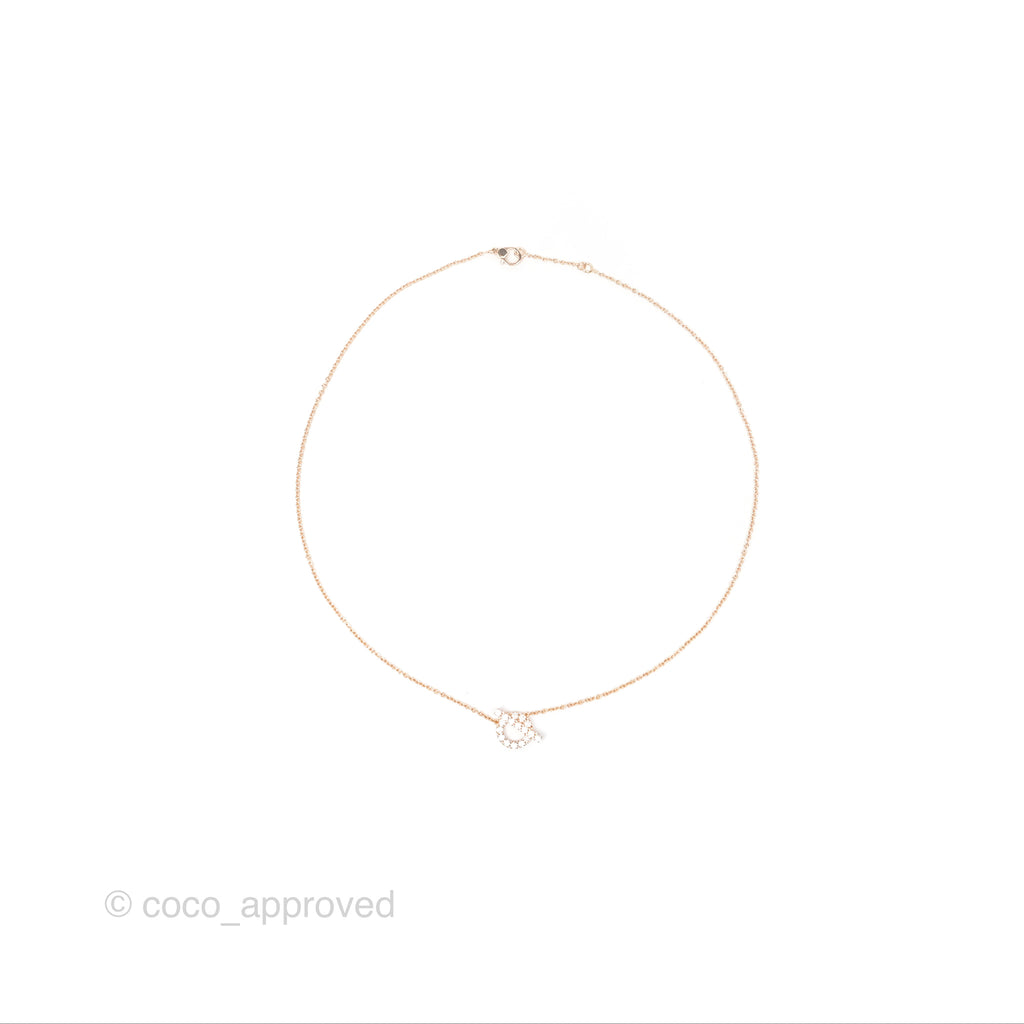 Hermès Finesse Necklace Rose Gold