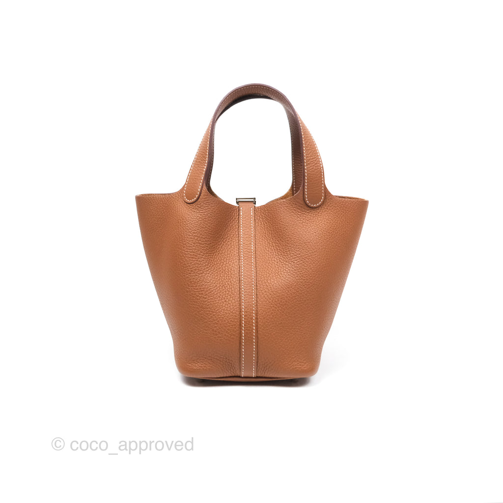 Hermès Picotin 18 Gold 37 Clemence Palladium Hardware