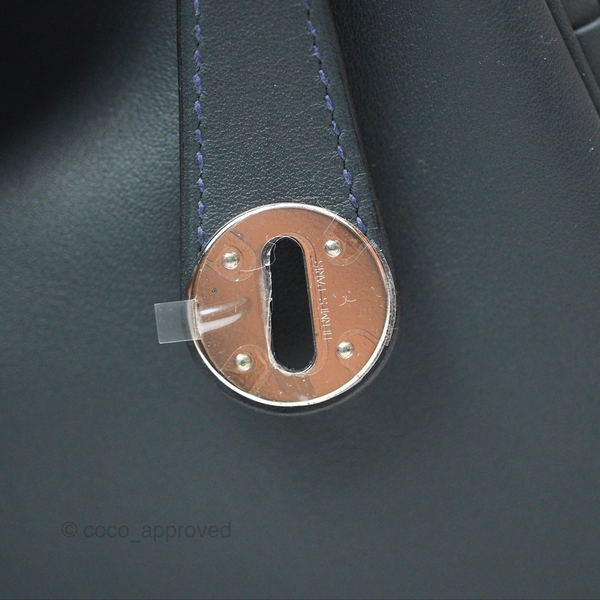 Hermès Lindy 26 Vert Rousseau/ Malachite Swift Palladium Hardware