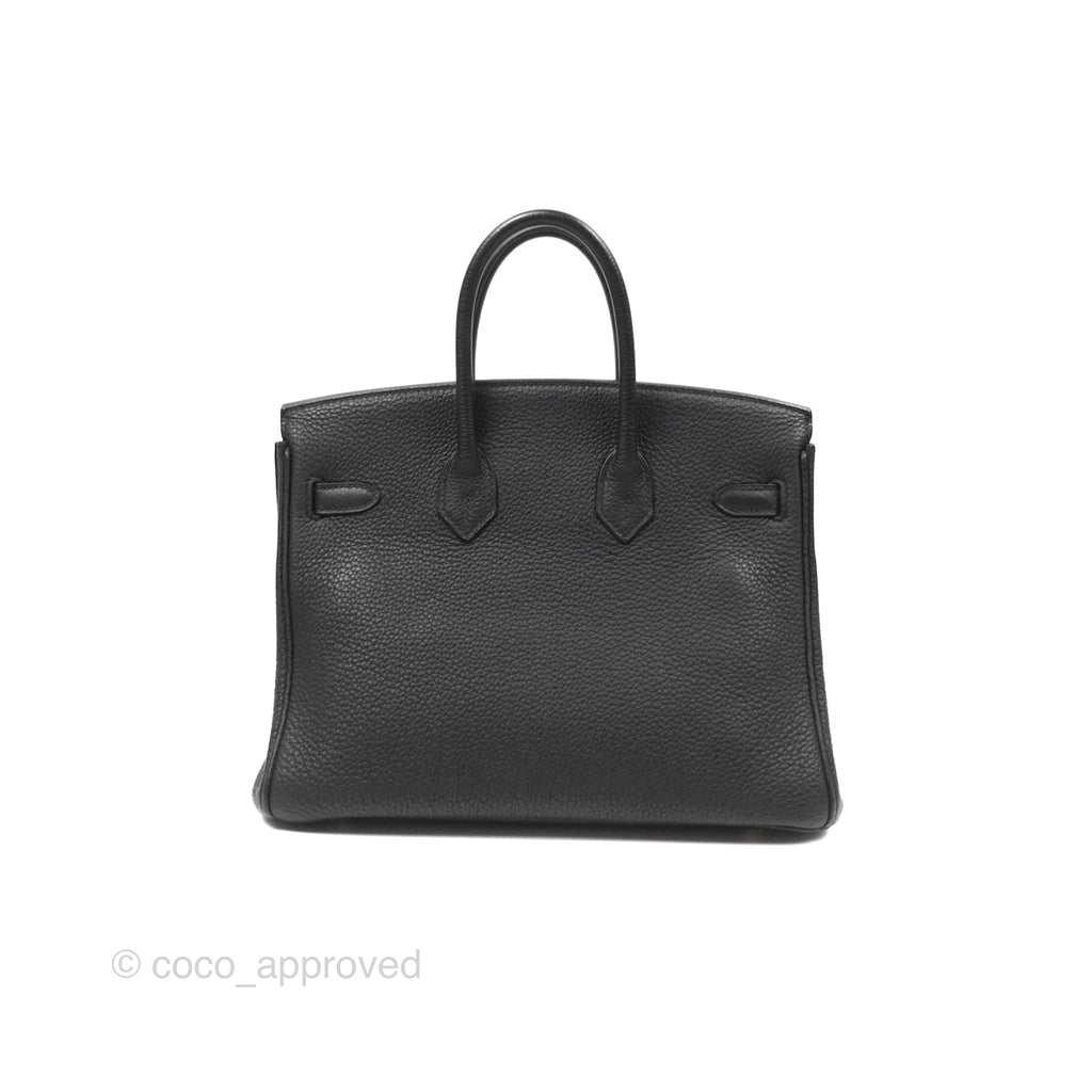 Hermès Retourne Birkin 35 Noir Togo Gold Hardware