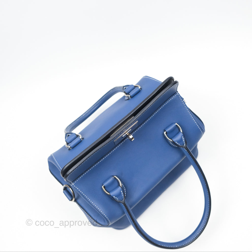 Hermès ToolBox 20 Bleu Agate R2 Swift Palladium Hardware