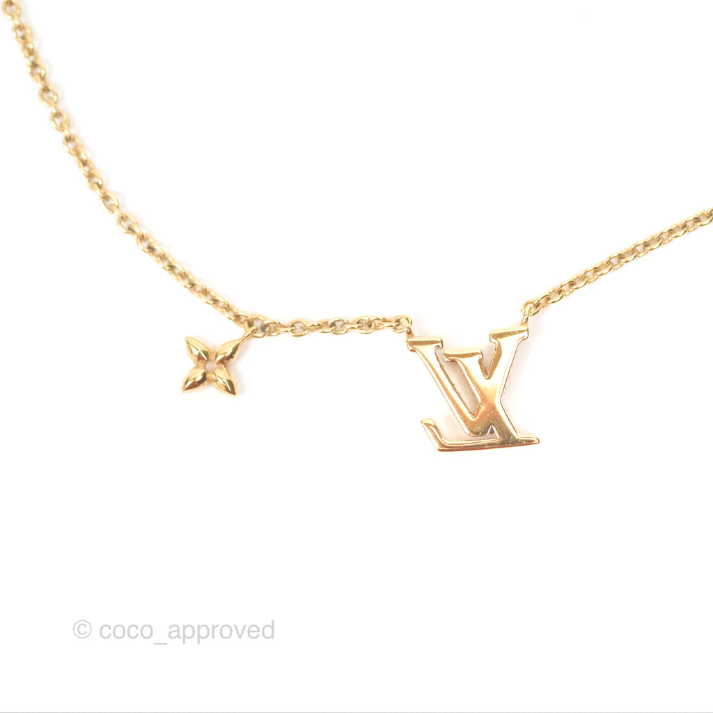 Louis Vuitton Iconic Necklace Gold Hardware