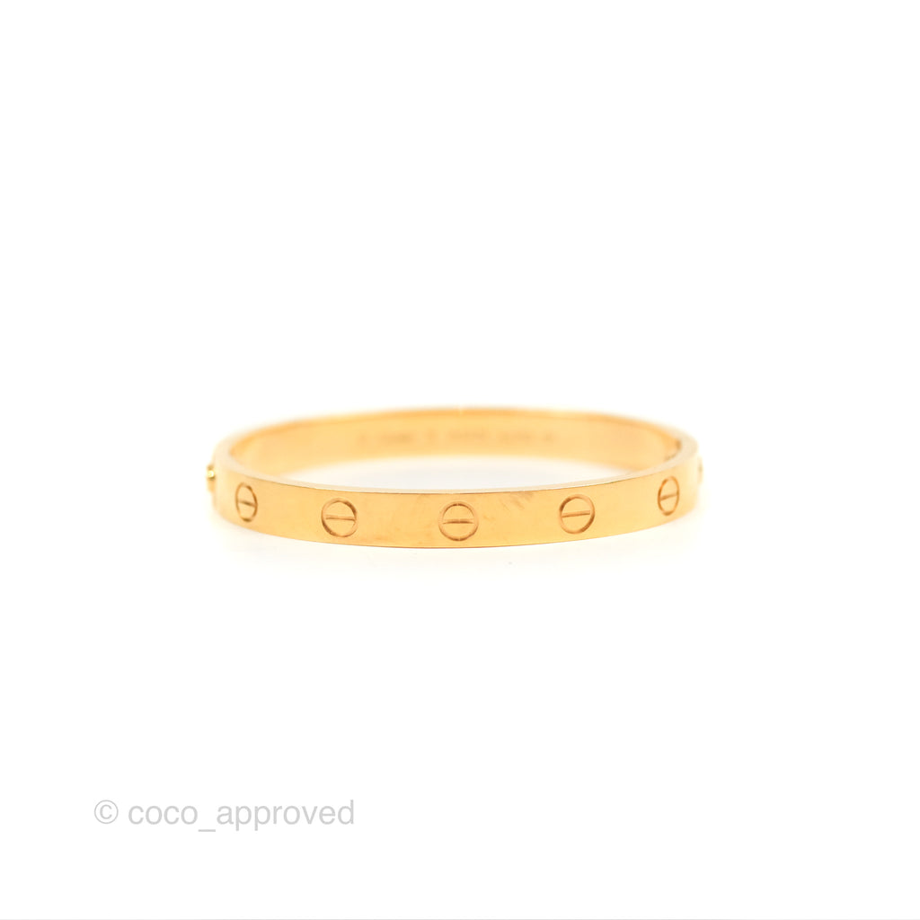 Cartier Love Bracelet Rose Gold